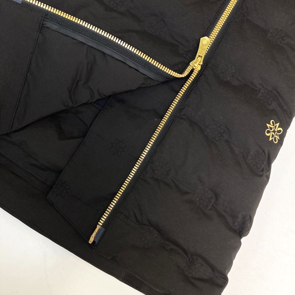 大人気 サイズ S ST ANDREWS セントアンドリュース モデル ストレッチ 中綿スカート ロゴ 総柄 ブラック系 240101537778 ゴルフウェア レディース ストスト 鮮やかな