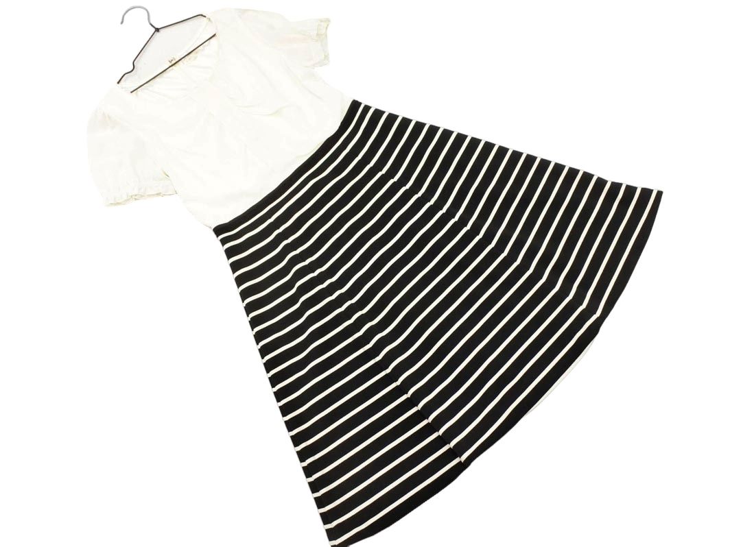L'EST ROSE レストローズ ボーダー シフォン ドッキング