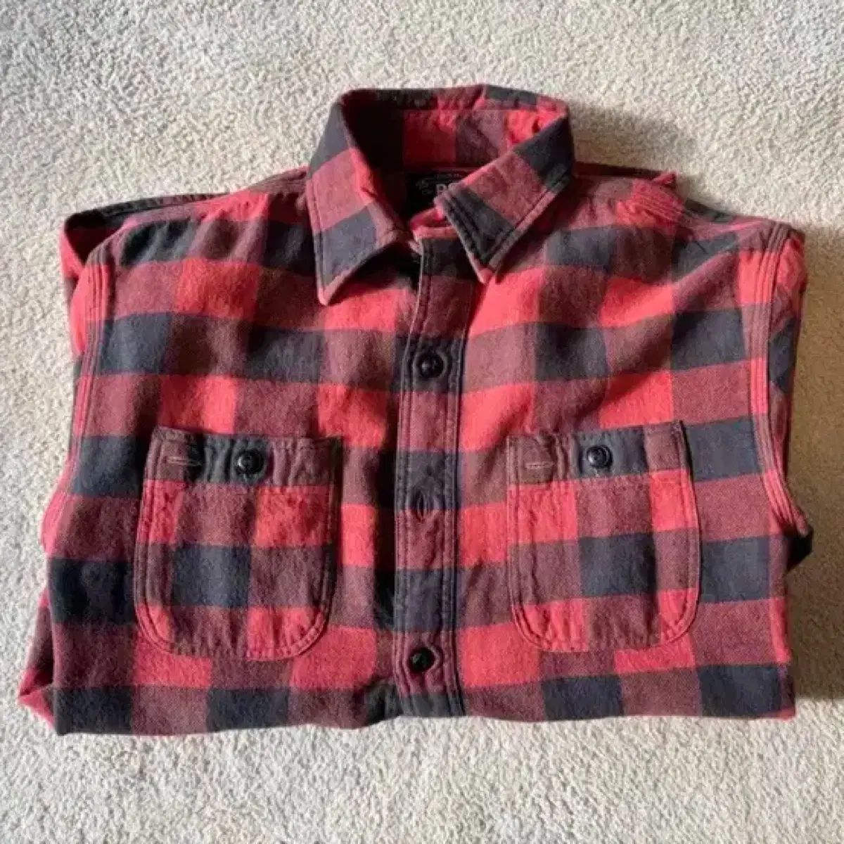 ダブルアールエル rrl チェック柄 シャツ レッド s サイズ - メルカリ 