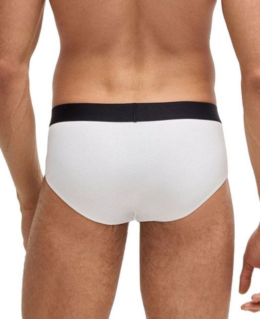 ヒューゴボス メンズ ブリーフパンツ アンダーウェア Hugo Boss Men s One Hip Briefs 3-Pack White