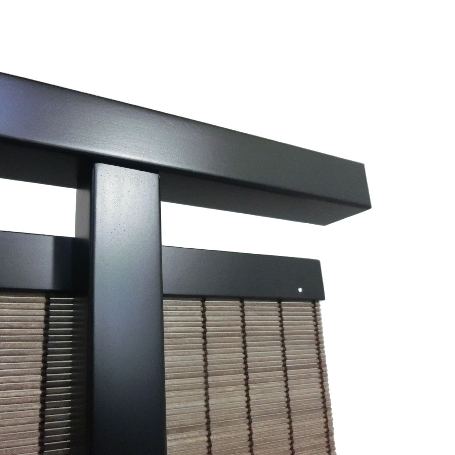 新品 衝立 天然木 間仕切り パーテーション メイプル無垢材 ダークブラウン木簾 簾 衝立 天然木 間仕切り パーテーション 幅91.5cm 高さ116cm メイプル