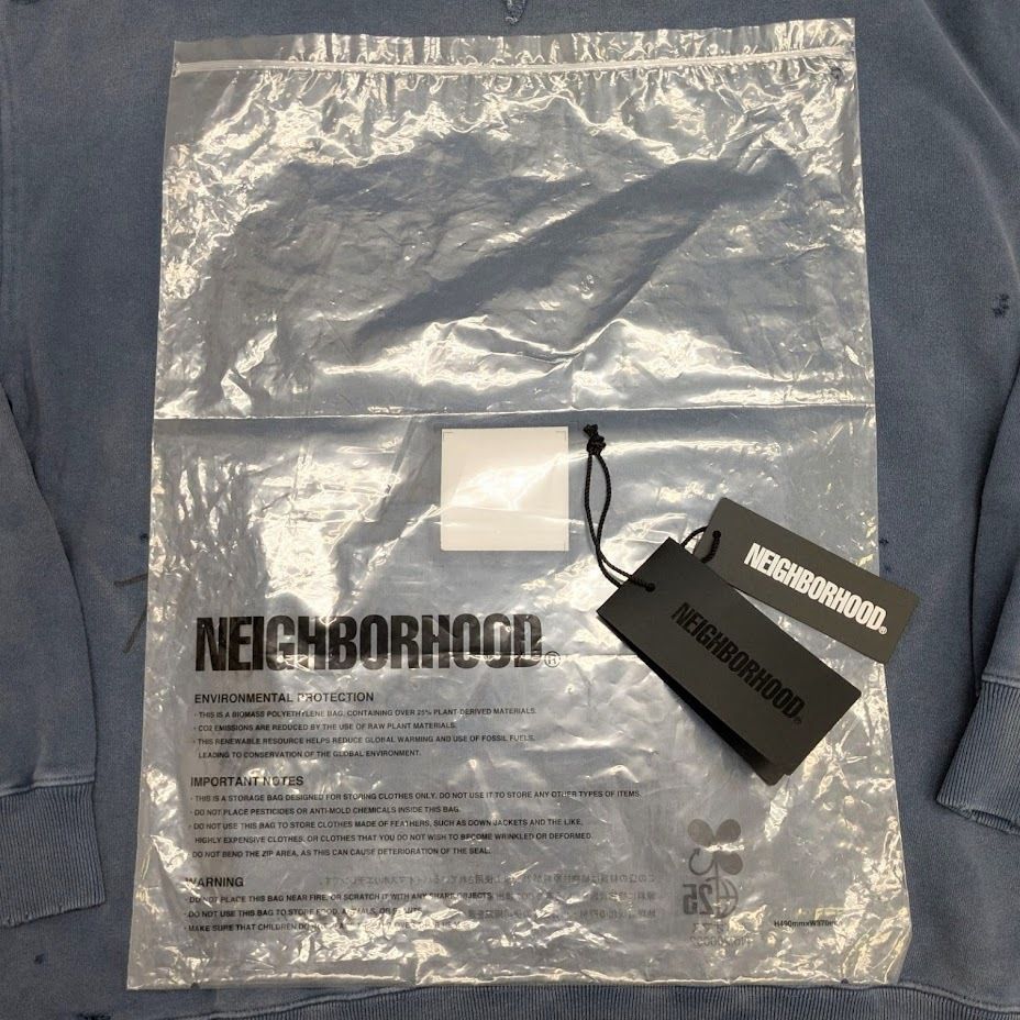 美品 NEIGHBORHOOD SAVAGE SWEAT SHIRT 2420KNH-CSM01 ネイバーフッド