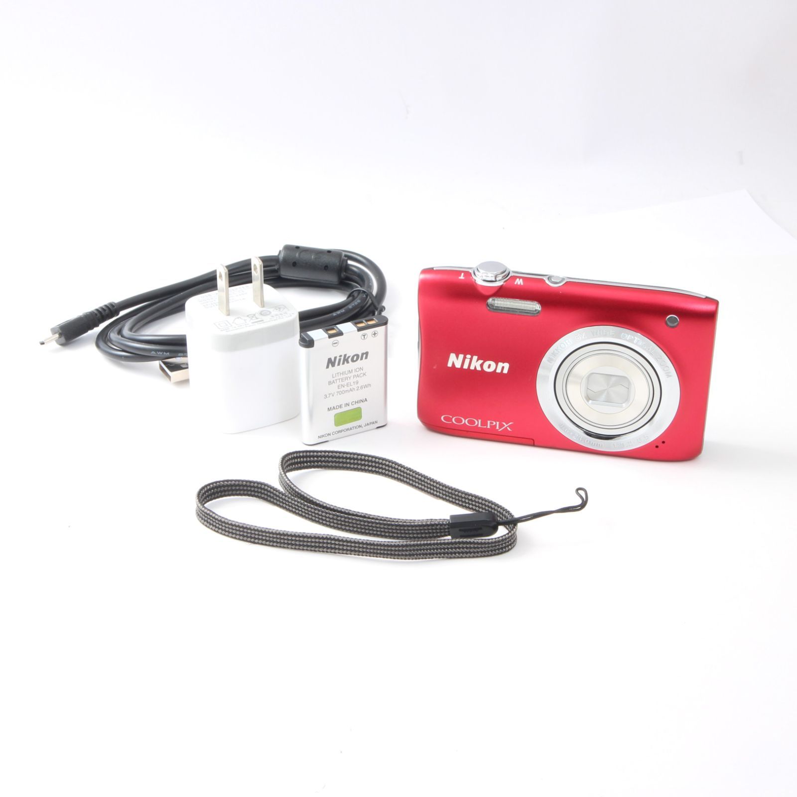 Nikon ニコン COOLPIX S2900 レッド デジタルカメラ コンデジ 【公式通販】