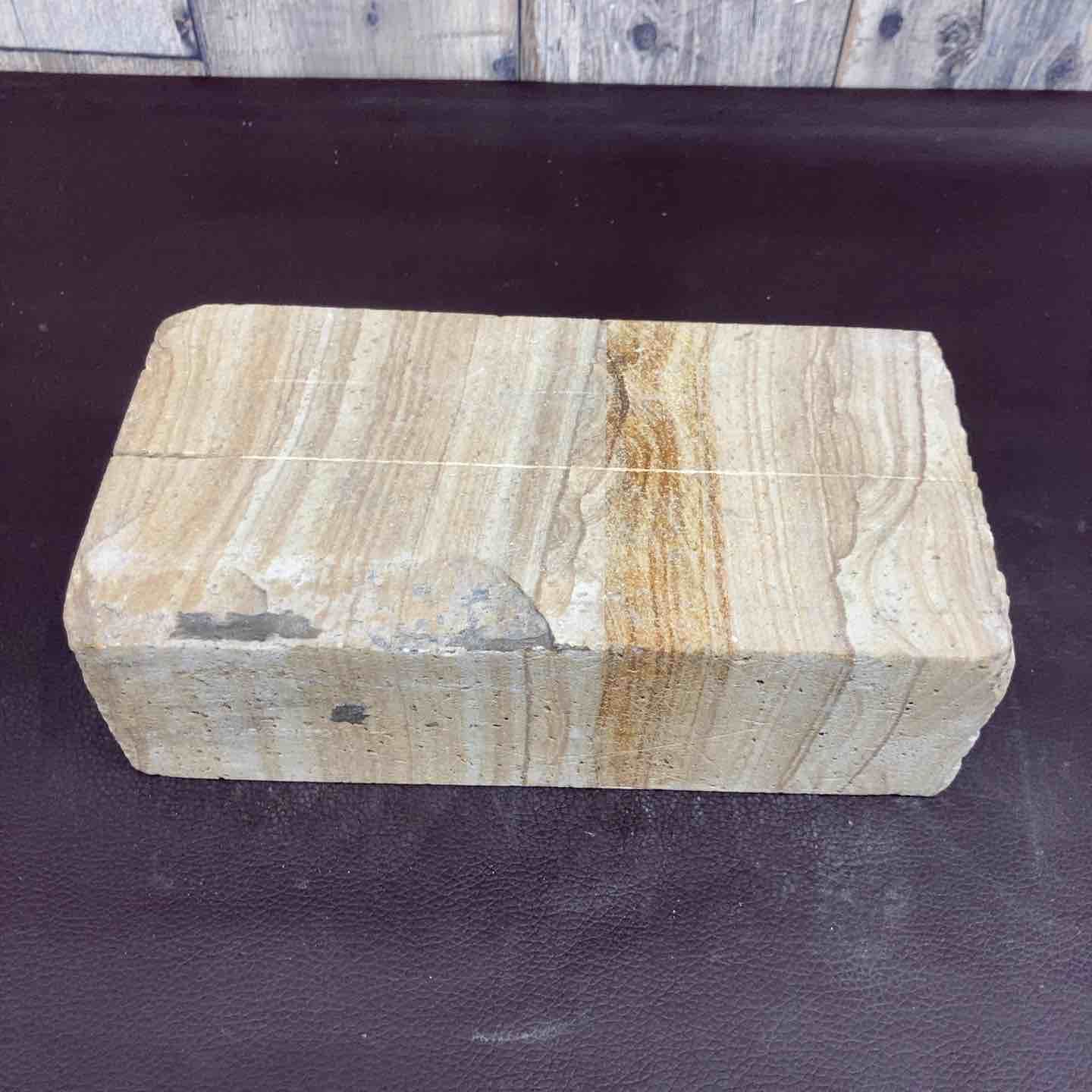 超希少】 【中古美品】 天然砥石 産地不明 長さ220mmx幅110mmx高さ