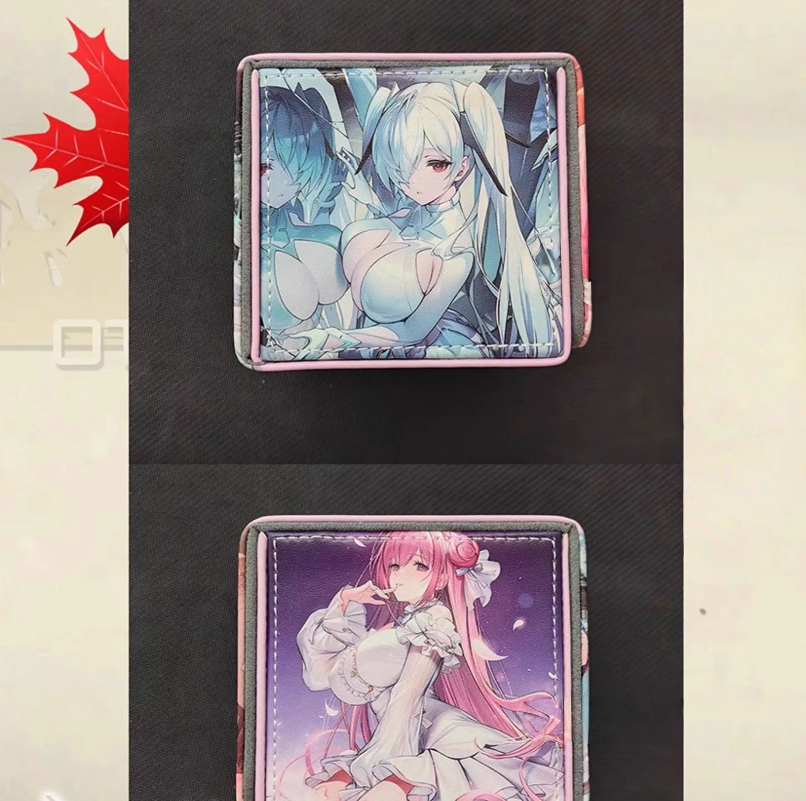 勝利の女神NIKKE デッキケース レザー カードケース 横入れ