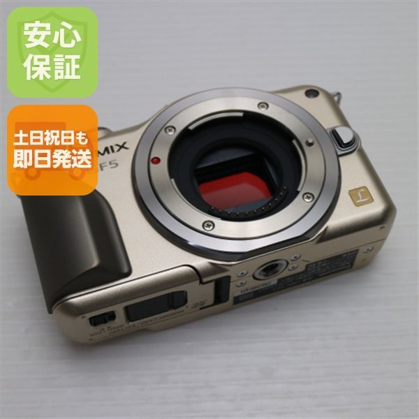 美品 パナソニック DMC-GF5 ミラーレスデジタルカメラボディ ゴールド 超美品 DMC-GF5 シャンパンゴールド ボディ 即日発送 デジ1 Panasonic