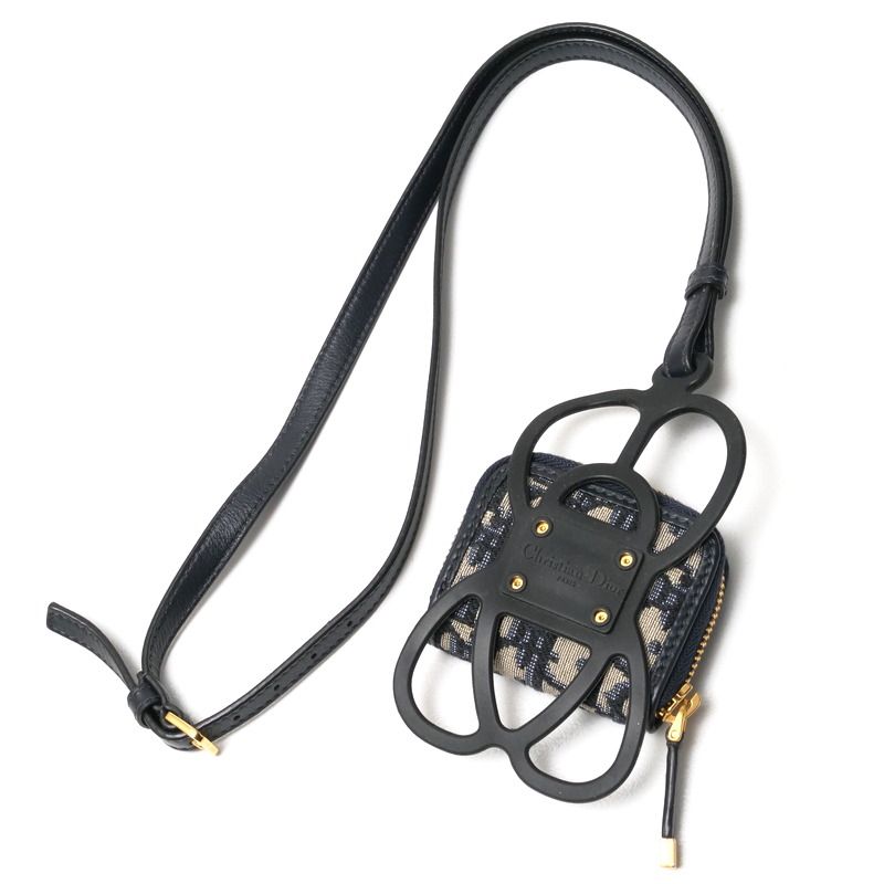 Christian Dior - ■美品■Christian Dior クリスチャンディオール ポーチ 30 モンテーニュ オブリーク CDロゴ テックホルダー フォンホルダー ジャガード イタリア製 ブランド古着【中古】20240815/RA0873 □美品□Christian Dior クリスチャンディオール ポーチ 30