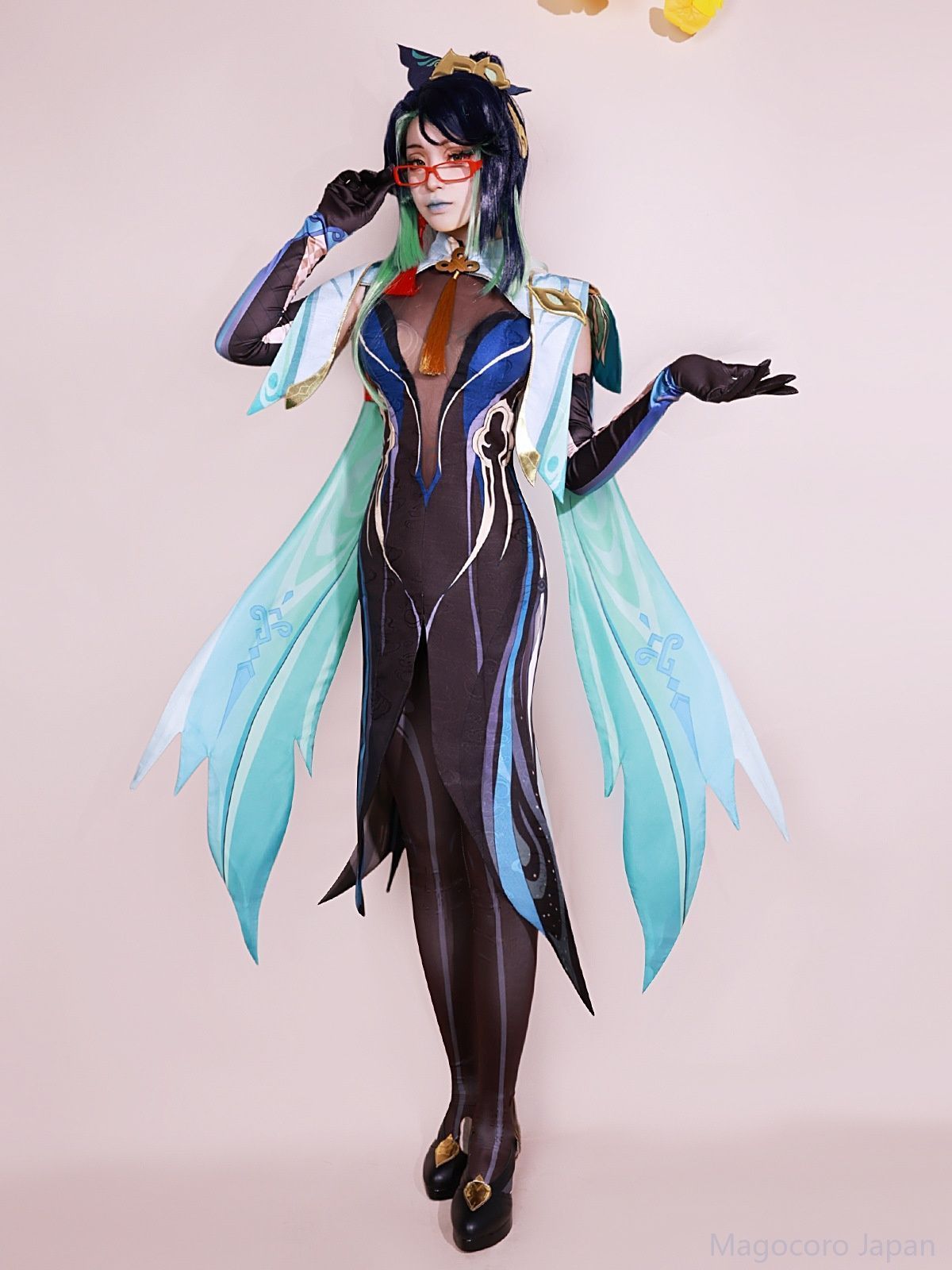 COSPLAY原神閑雲女性用アニメコスチュームセットゲーム留雲借風真君二次元申鶴