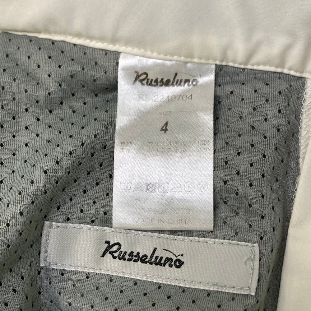 サイズ：4 RUSSELUNO ラッセルノ  裏メッシュ ロングパンツ ルチャ  ホワイト系 [240101434577] ゴルフウェア メンズ ストスト 楽天市場】RUSSELUNO ラッセルノ 裏メッシュ ロングパンツ