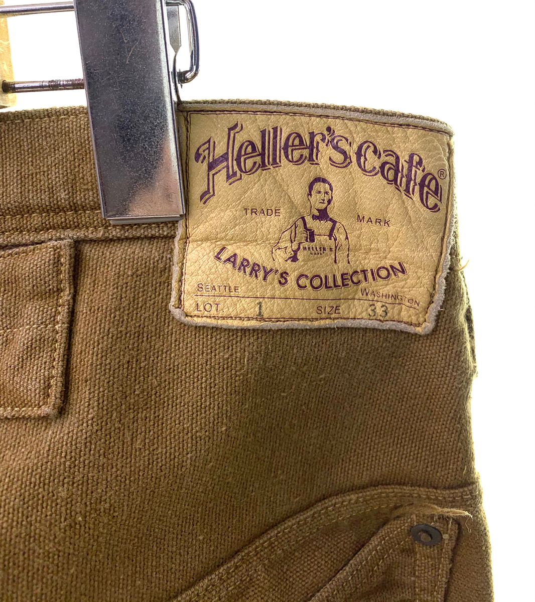 ウェアハウス WAREHOUSE ヘラーズカフェ HELLER'S CAFE ブラウン