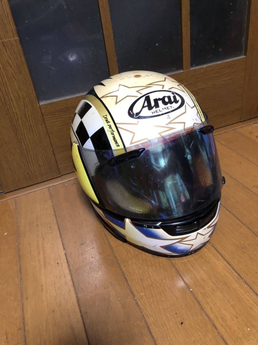Arai ケビンシュワンツレプリカヘルメット たぶんMサイズ ジャンク 