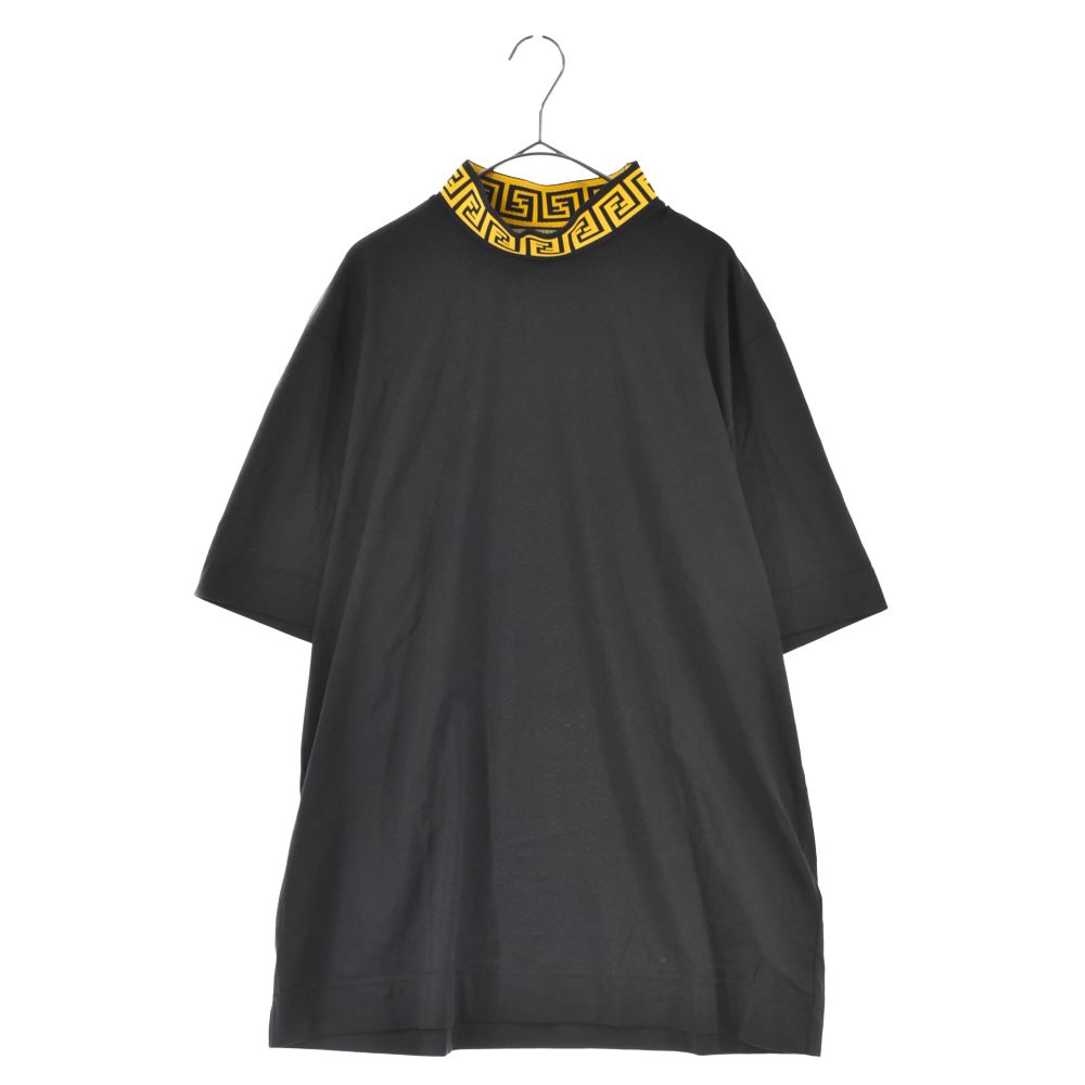 VERSACE (ヴェルサーチ) 22SS FENDACE ×FENDI FY1088 フェンダーチェ フェンディ モックネックロゴ 半袖Tシャツ  ブラック/イエロー - メルカリ