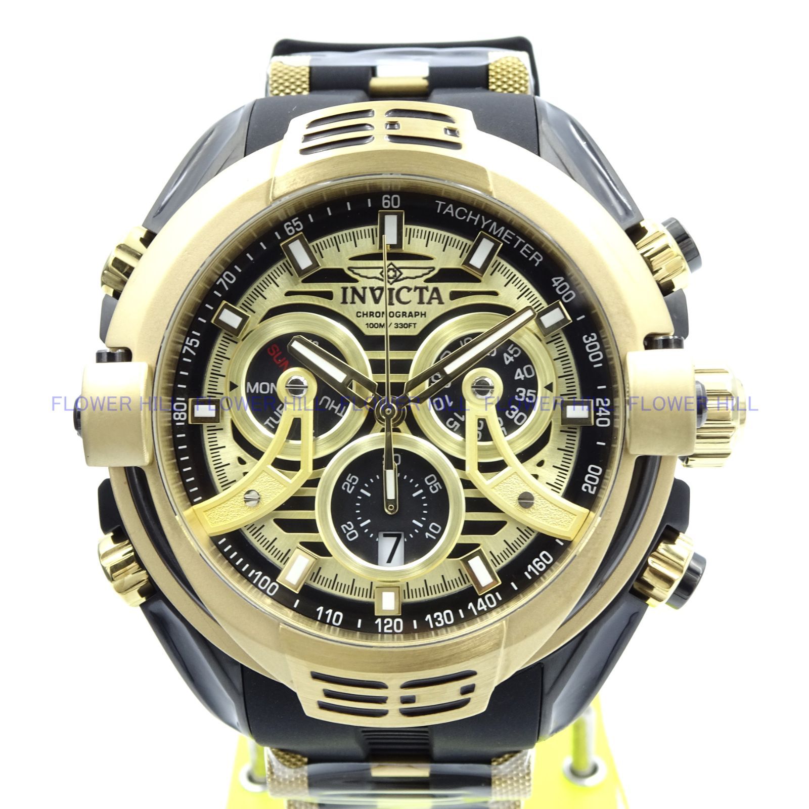 INVICTA インビクタ 腕時計 メンズ S1 RALLY 37532 ブラック・ゴールド 
