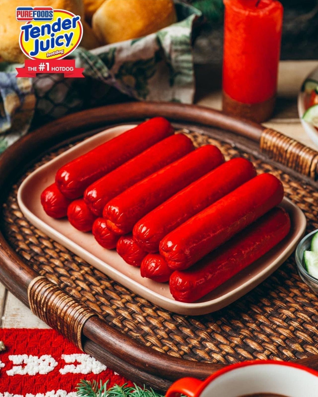 double_exclamation_mark:送料込:double_exclamation_mark:PureFoods Tender Juicy  Hotdog 1kg