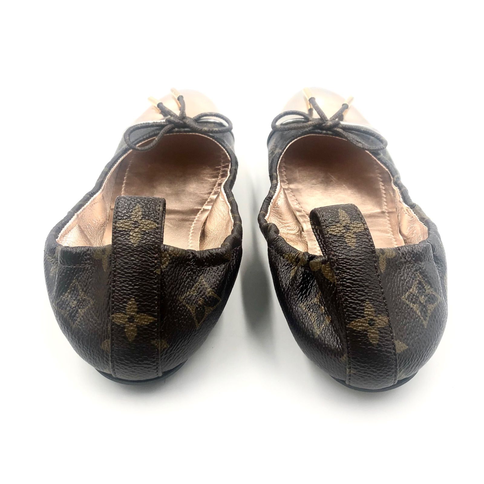 □美品□LOUIS VUITTON ルイヴィトン モノグラム バレエシューズ 