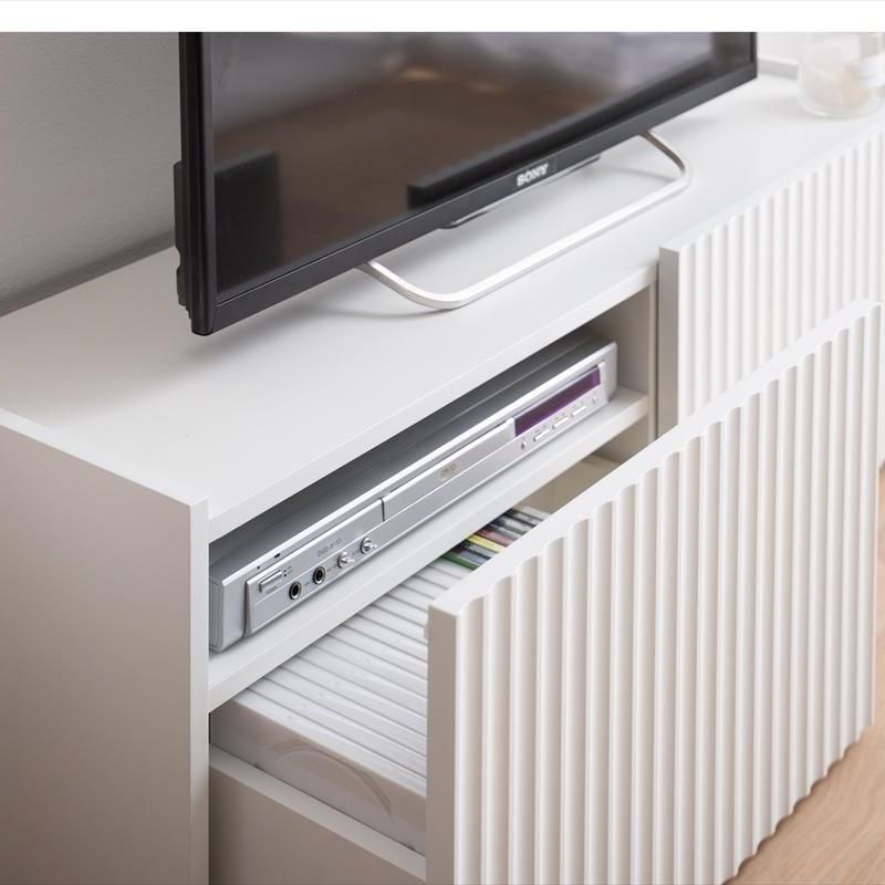 引き出し付きテレビ台 幅100cm テレビボード ローボード TVボード おしゃれ MARWIL-DEMENAGEMENTS_CH