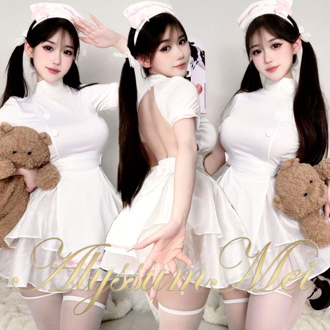 Malymoon ジェラートキャットナース ハロウィンコスプレ衣装 7点