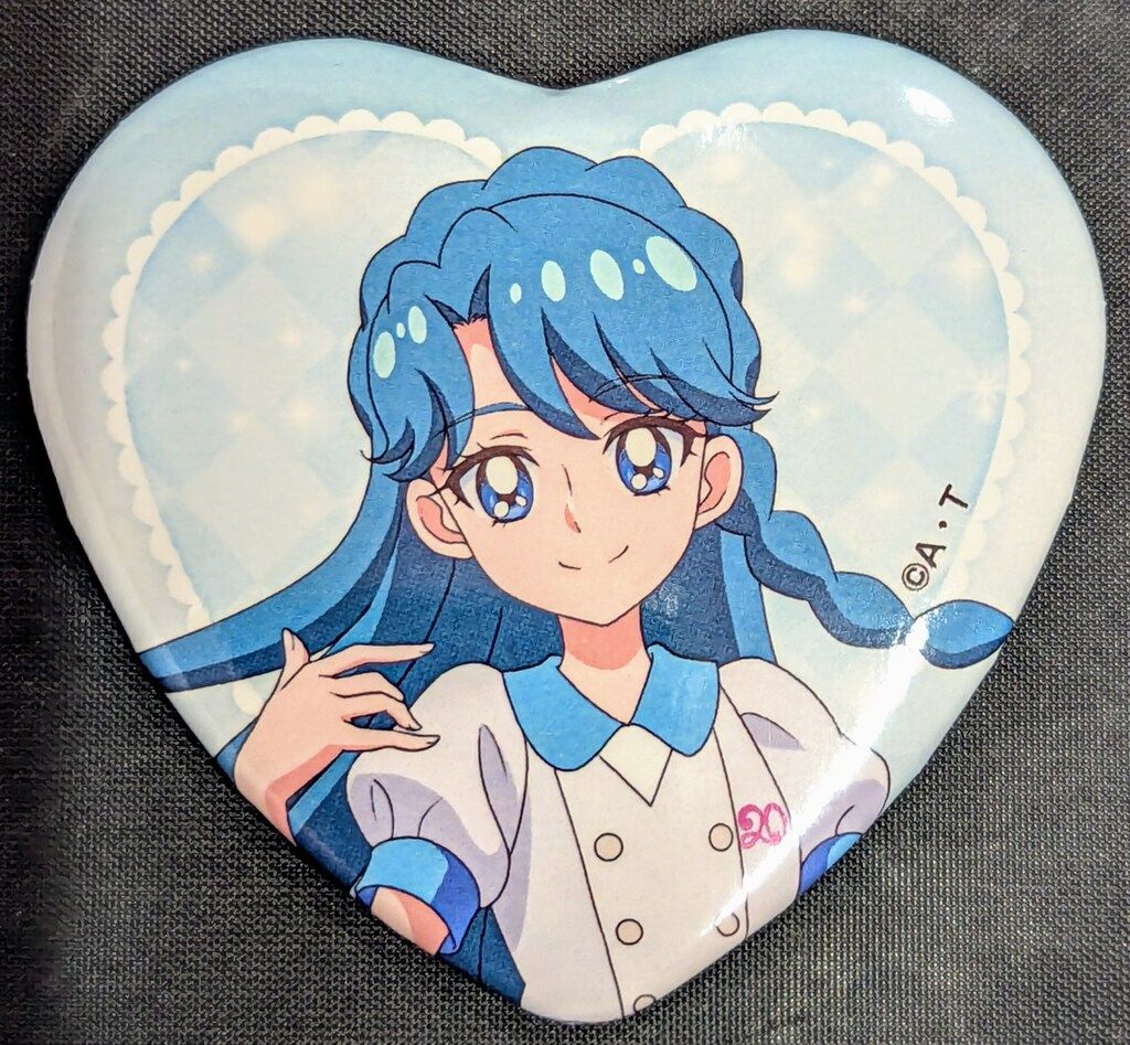 キュアマーメイド　海藤みなみ　缶バッジ　コースター　セット プリンセスプリキュア 海藤みなみ キュアマーメイド 缶バッジ