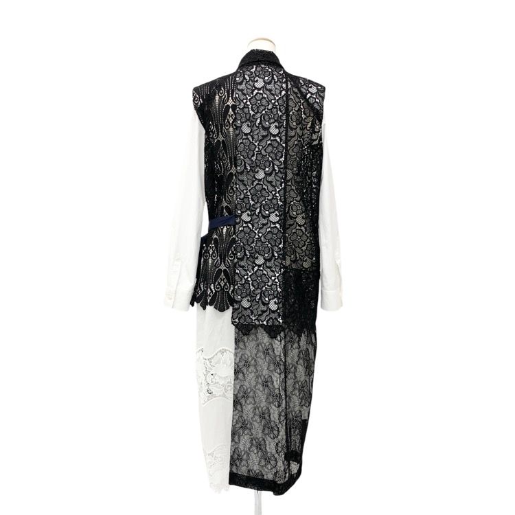 TOGA PULLA トーガプルラ Lace mix dress レースコンビシャツ TOGA PULLA トーガプルラ Lace mix dress レースコンビシャツ