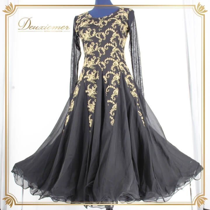 社交ダンス 衣装 スタンダード ドレス パーティ衣装 レディース