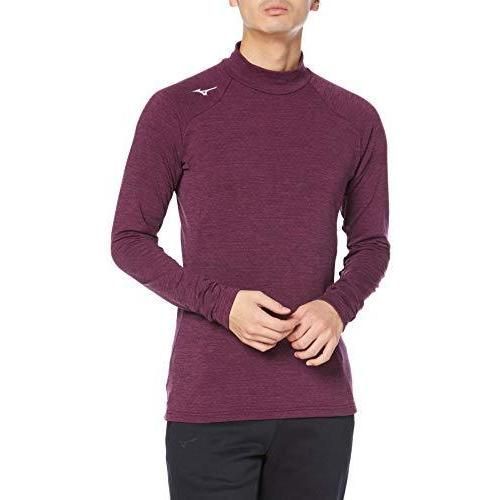 ミズノ(MIZUNO) ストレッチフリースシャツ 32MA0542 メンズ プルーン杢