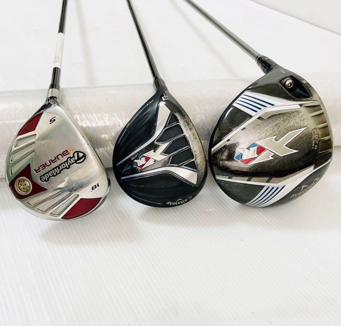 キャロウェイ　テーラーメイド　メンズ　ゴルフセット キャディバッグ　 右利き 希少レフティ Callaway テーラーメイド XR キャディバッグ