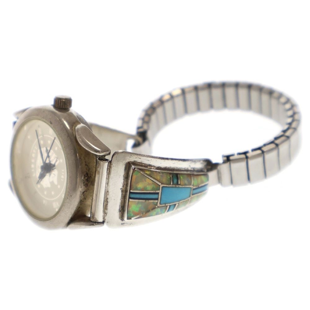 インディアンウォッチ　インレイ INDIAN JEWELRY (インディアンジュエリー) インレイターコイズ