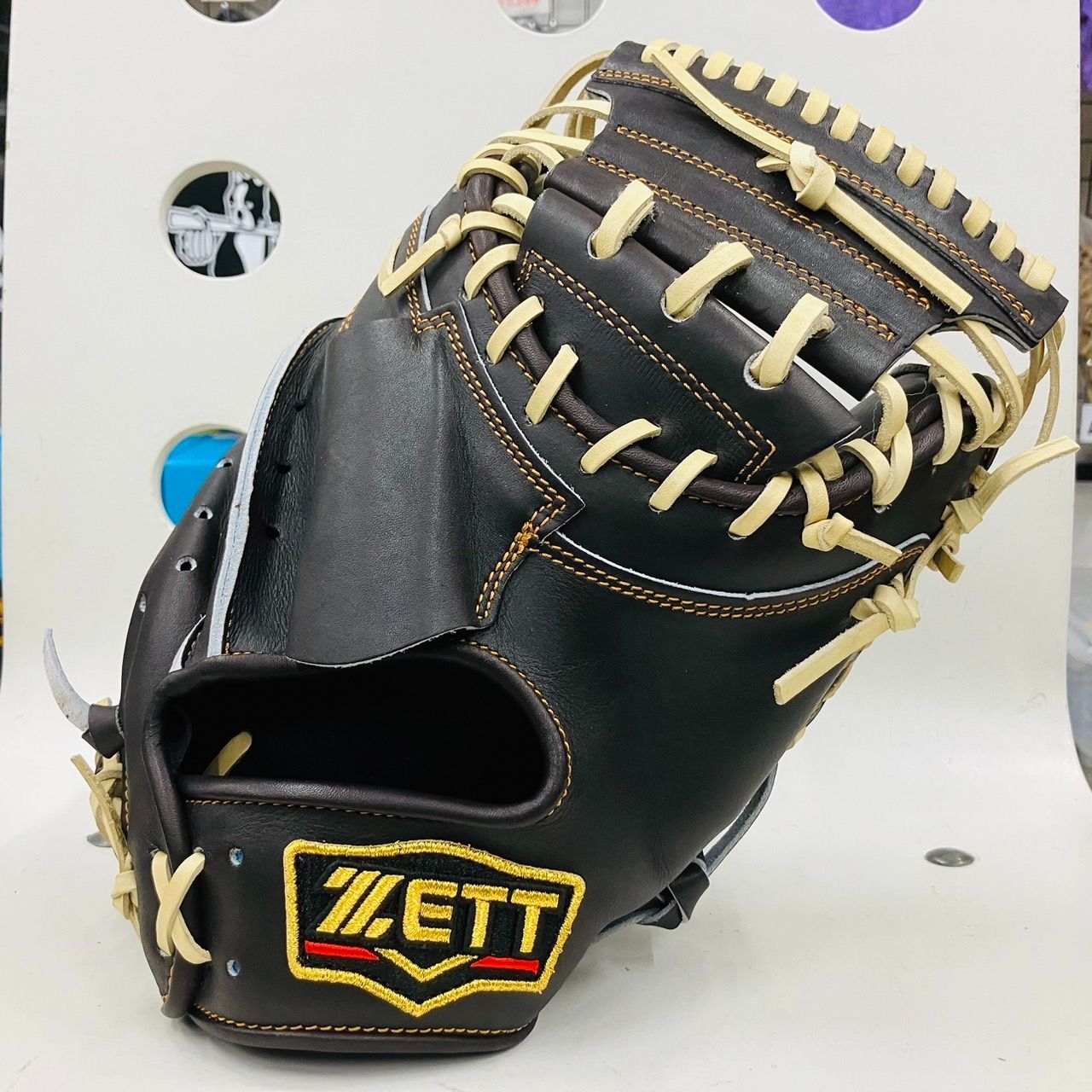 【美品・使用感なし】ZETT プロステイタス 硬式キャッチャーミット（森友哉型） ゼット ZETT プロステイタス PROSTATUS BPROCM620 硬式用 捕手用
