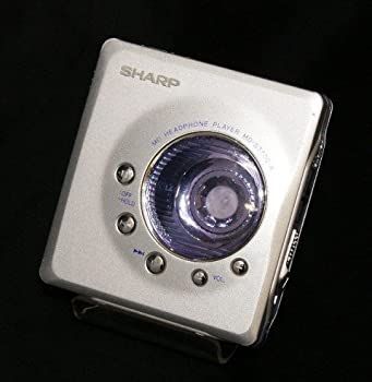 中古】SHARP シャープ MD-ST700-A シルバー×ブルー ポータブル
