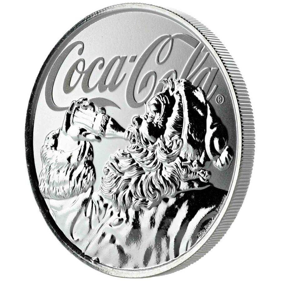 コカ・コーラ 1oz $1 純銀 2019 フィジー 限定ミンテージ