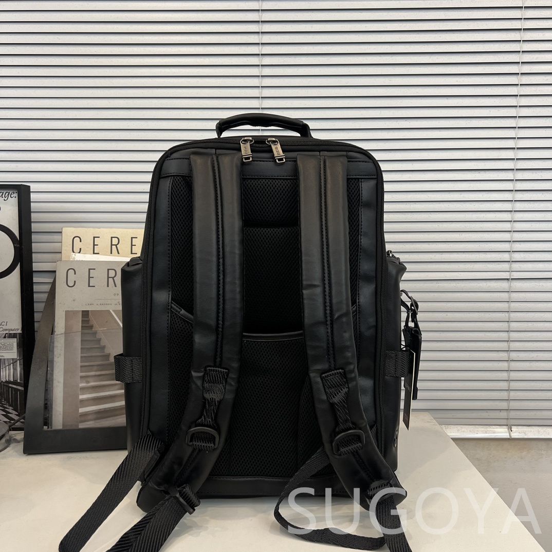 新品未使用 TUMI シェパードデラックス ファイバーレザー ブリーフパック メンズバッグ リュック バッグパック ビジネスバッグ ビジネスリュック  大容量 通勤 通学 出張 旅行 日常用 おしゃれ ブラック - メルカリ