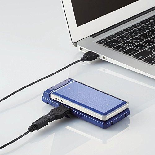 microB-FOMA|Softbank変換アダプタ|ブラック