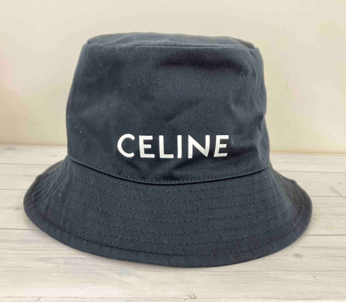 CELINE バケットハット サイズL セリーヌ 帽子 ブラック