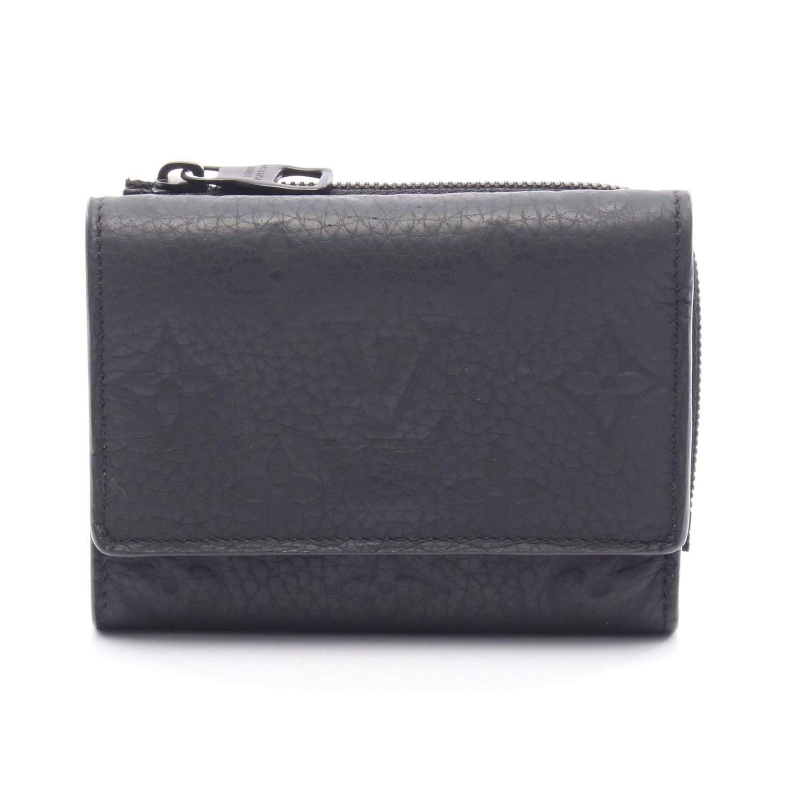 LOUIS VUITTON ルイ ヴィトン ポルトフォイユパイロット モノグラムトリヨン ノワール 三つ折り財布