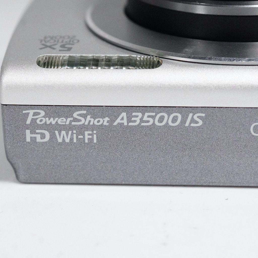 【動作確認済み】Canon PowerShot A3500 IS シルバー Canon PowerShot A3500 IS 5x Zoom Lens Digital Camera Silver Tested