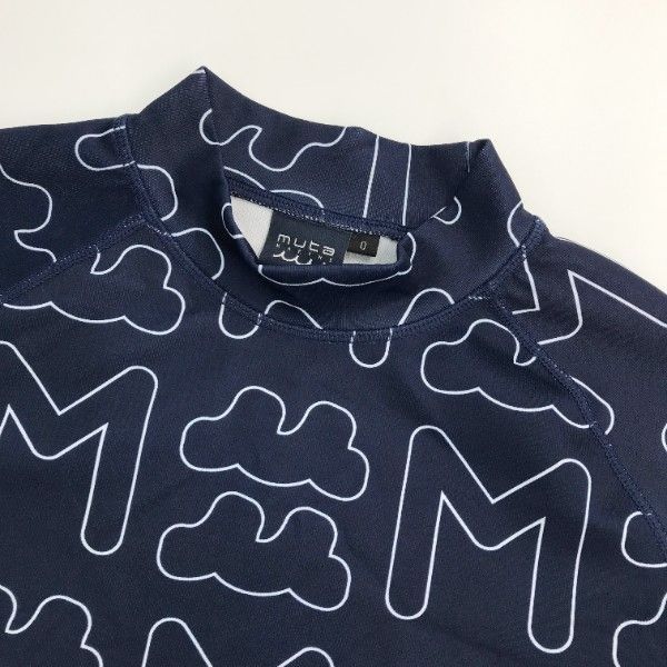 MUTA MARINE ムータマリン ハイネック 長袖Tシャツ 総柄