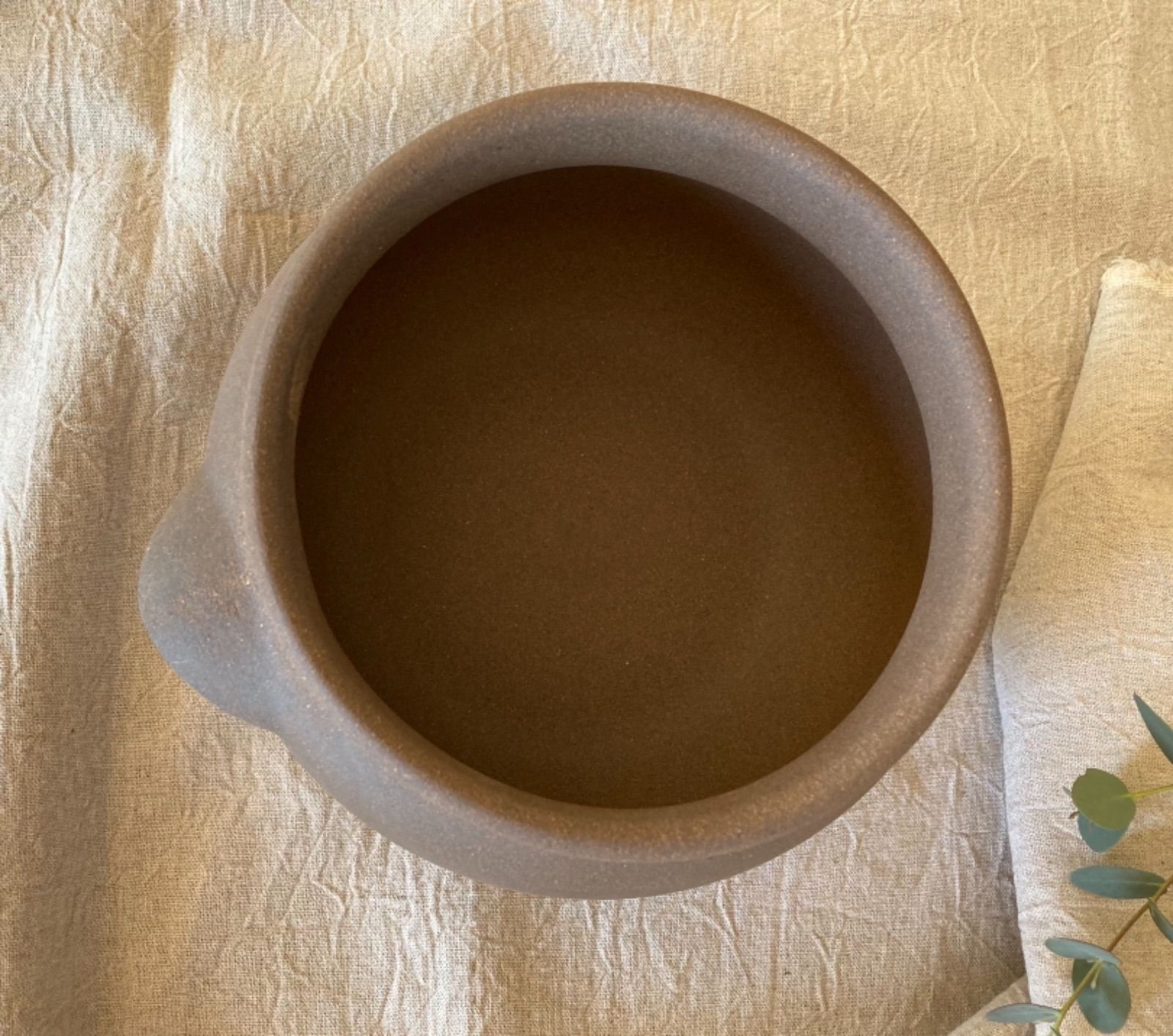 よもぎ蒸し 黄土壺