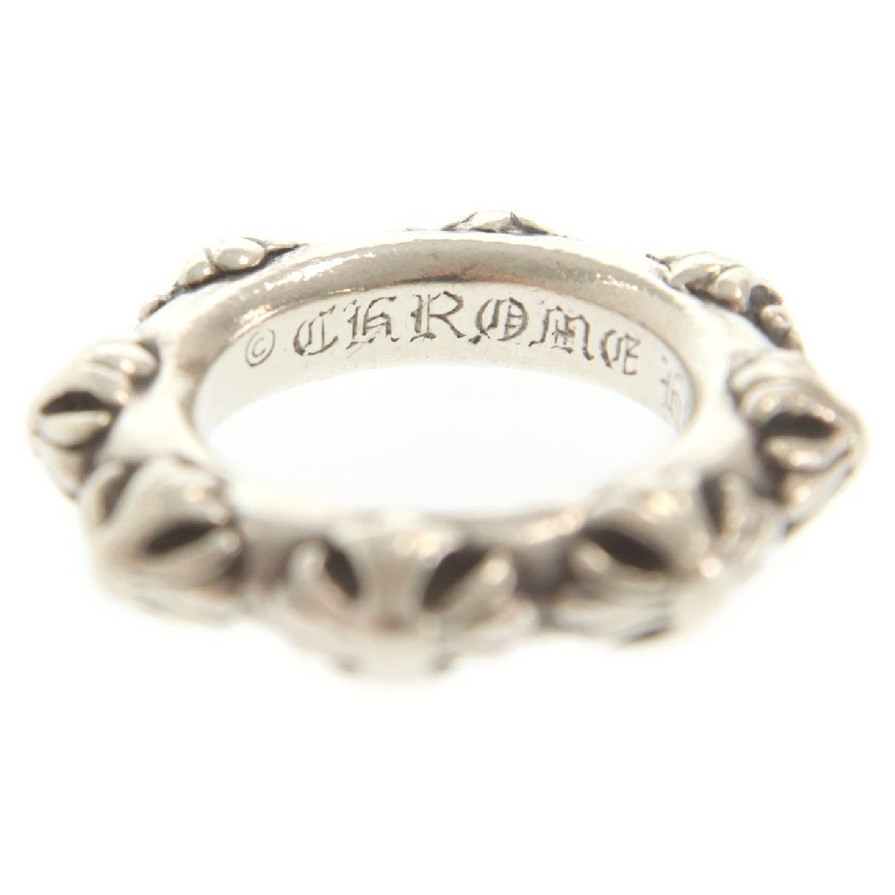 【鑑定付き】クロムハーツ CROSS BAND/クロスバンドシルバーリング CHROME HEARTS クロムハーツ（原本有） CROSS BAND クロスバンド