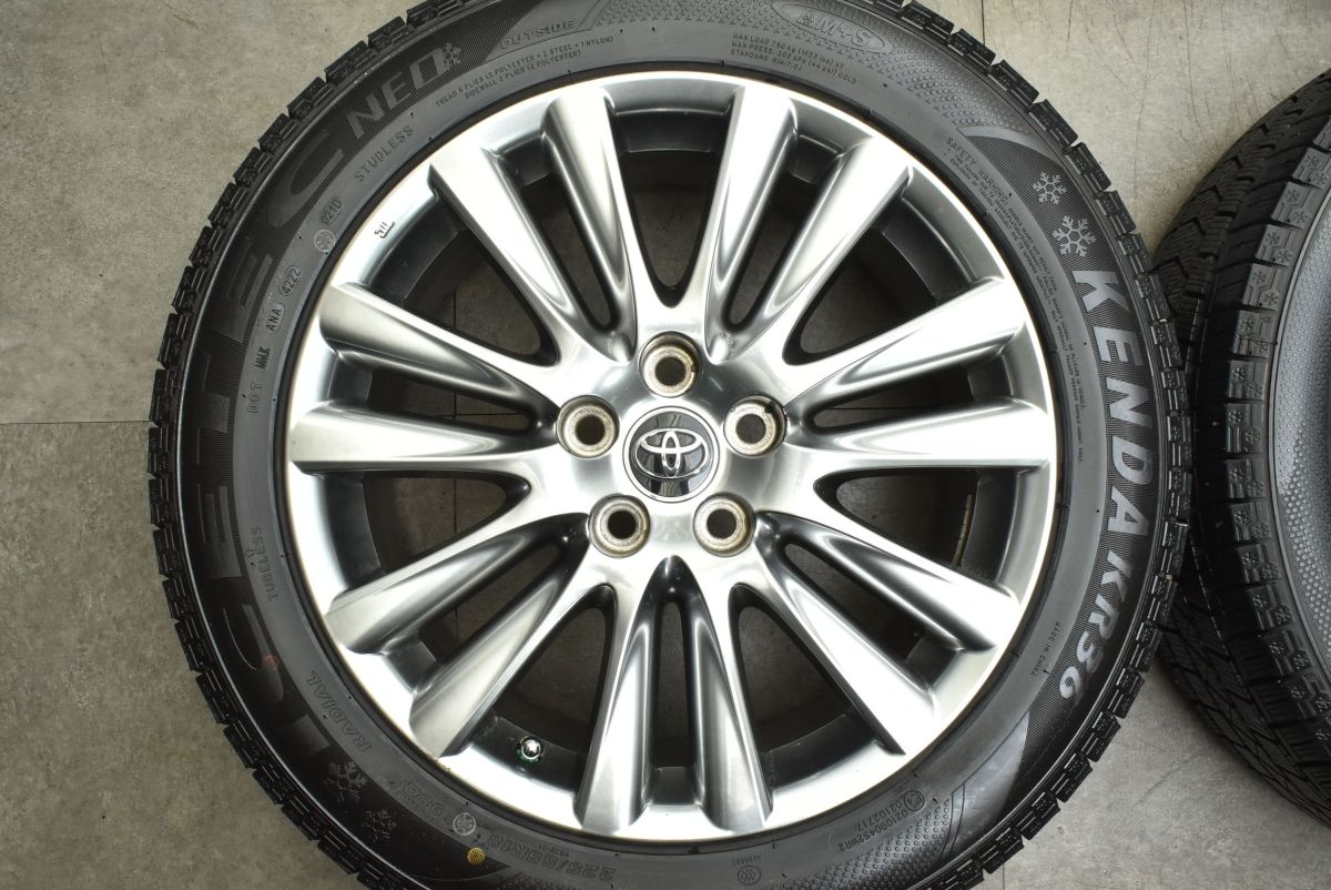 バリ溝】トヨタ 60 ハリアー プレミアム 純正 18in 7.5J +45 PCD114.3