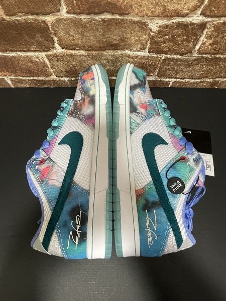 Nike × Futura SB Dunk Low White and Geode Teal ナイキ フューチュラ SB ダンク ロー ホワイト アンド ジオードティール  HF6061-400 スニーカー