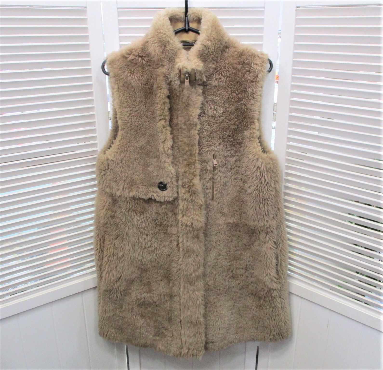 ◇美品 BRUNELLO CUCINELLI ブルネロ クチネリ 最高峰 ムートン ファー