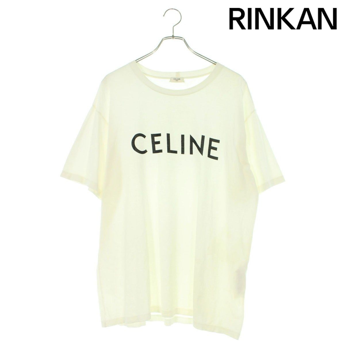 セリーヌバイエディスリマン  2X681671Q ルーズフィットロゴプリントTシャツ メンズ L 【2/27～3/18 タイムセール】