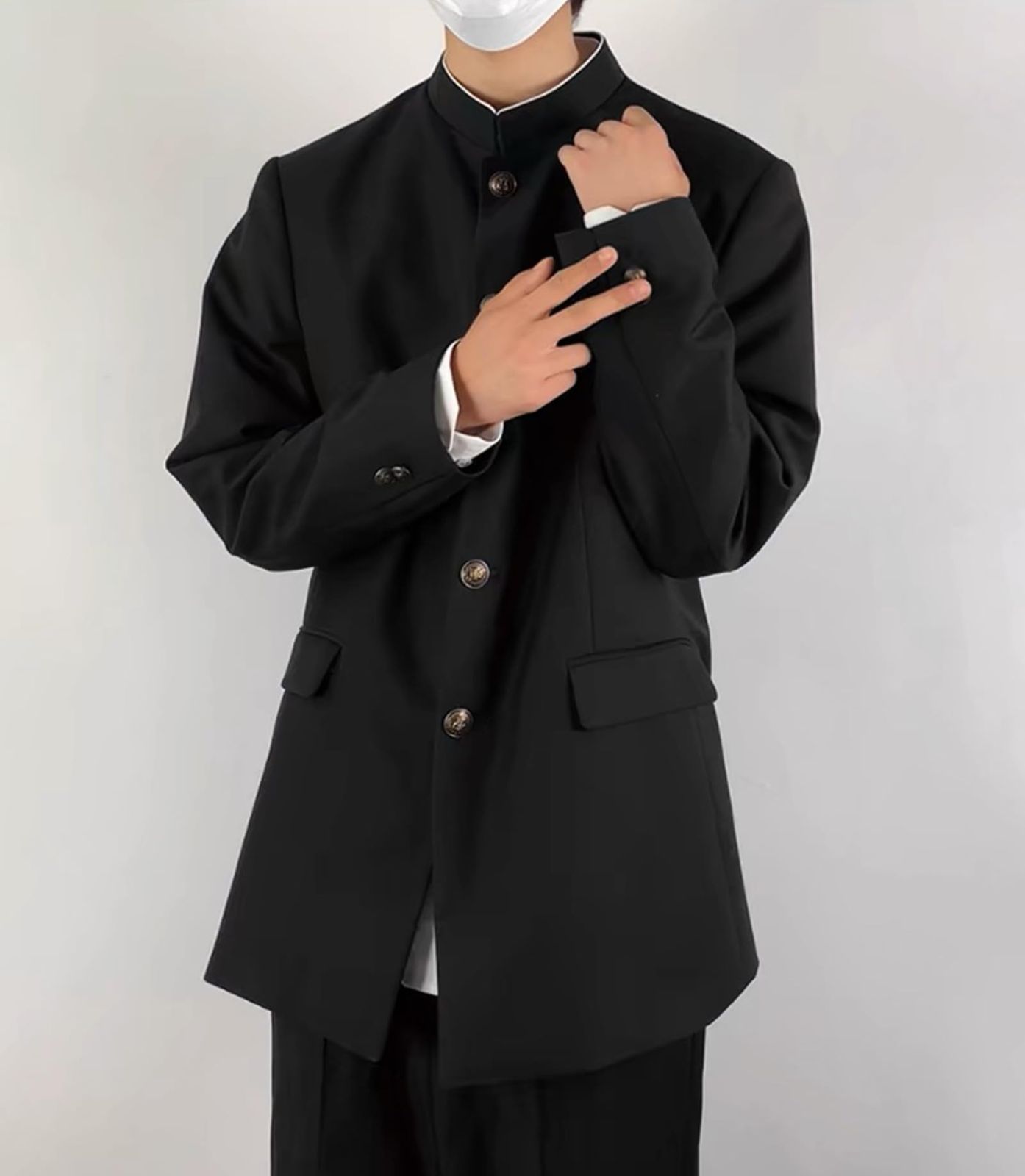 セール QOOLY 学ラン コスプレ 制服 メンズ 学生 コス 男子制服 男子高校生 衣装 応援団 スクール ブレザー シャツ ズボン 3点セット 学生服 コスチューム 仮装 ユニセックス 学園祭 文化祭 卒業式 入学式 イベント パーティー IMPECCABLEHEALTHCARESERVICES_COM