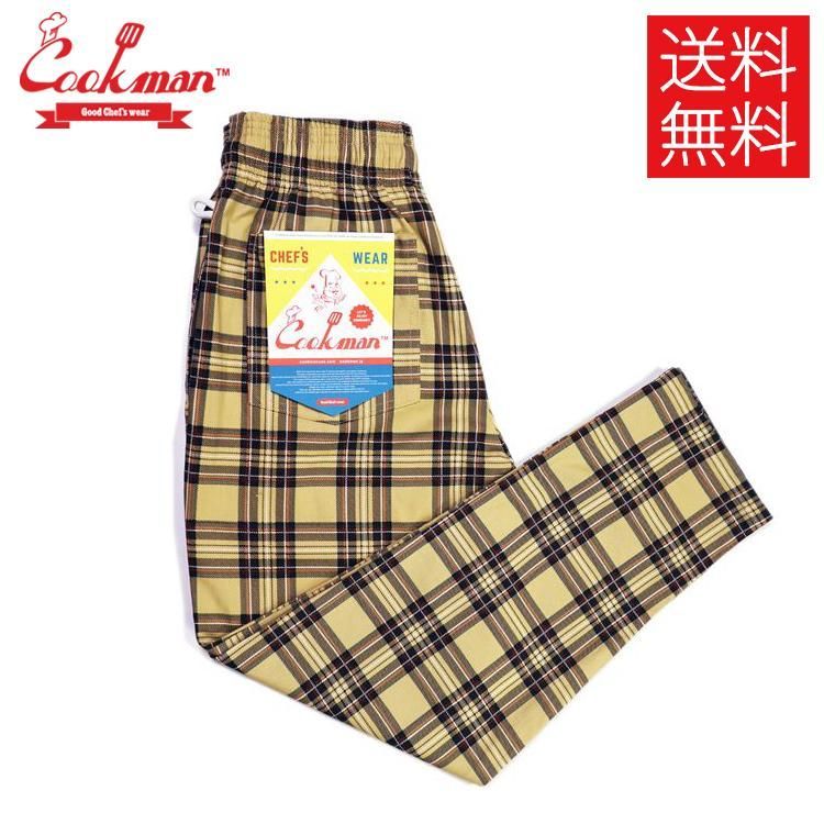 【送料無料】COOKMAN クックマン Chef Pants シェフパンツ Tartan Beige タータン ベージュ イージーパンツ メンズ レディース 男女兼用 カジュアル