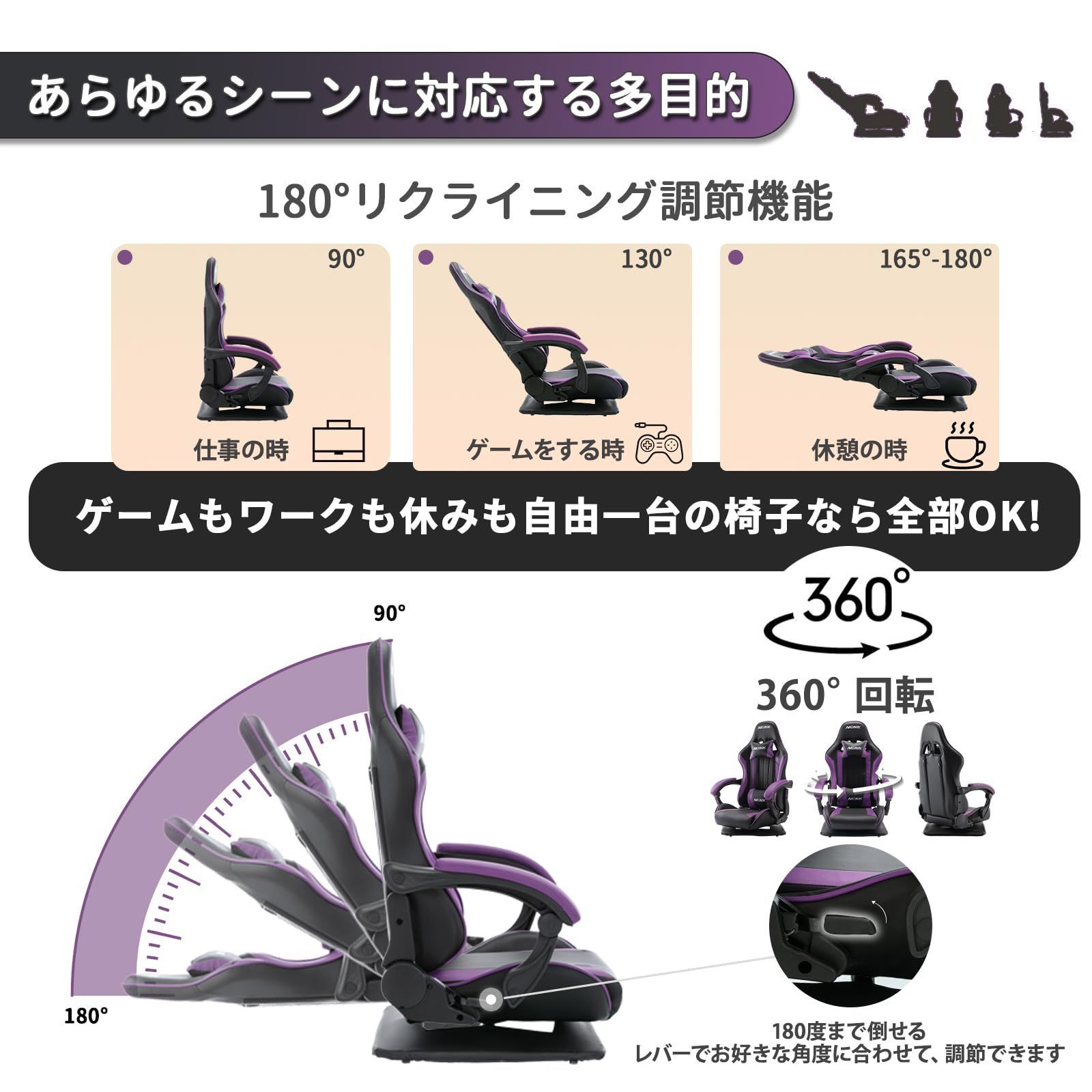 ランバーサポート 連動アームレスト