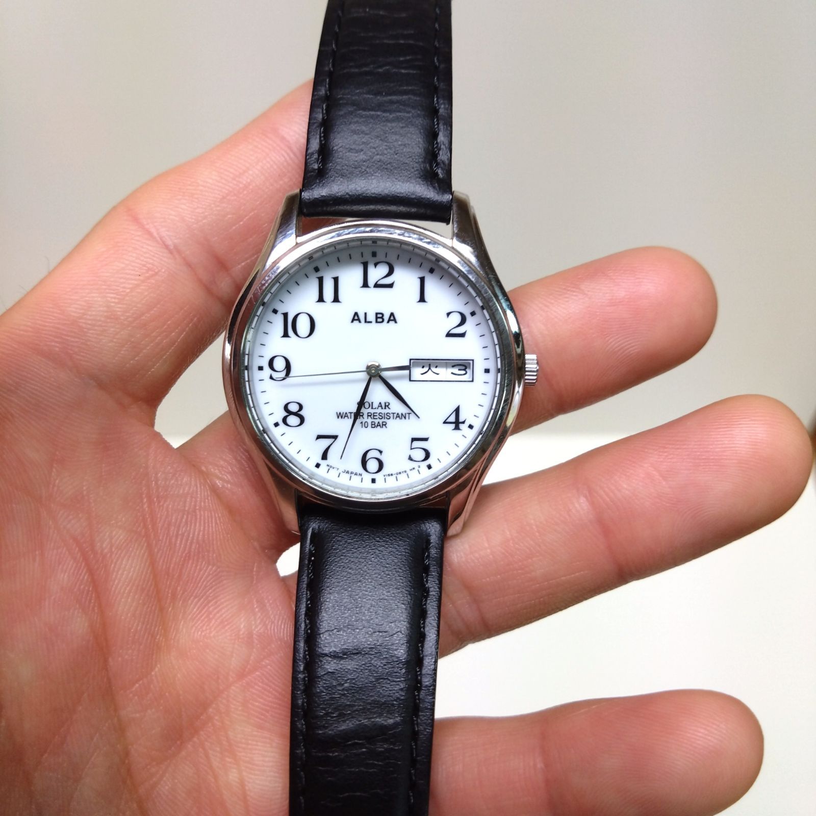 711 SEIKO セイコー ALBA アルバ メンズ 腕時計 V158-0AX0 アナログ バンド ソーラー - メルカリ