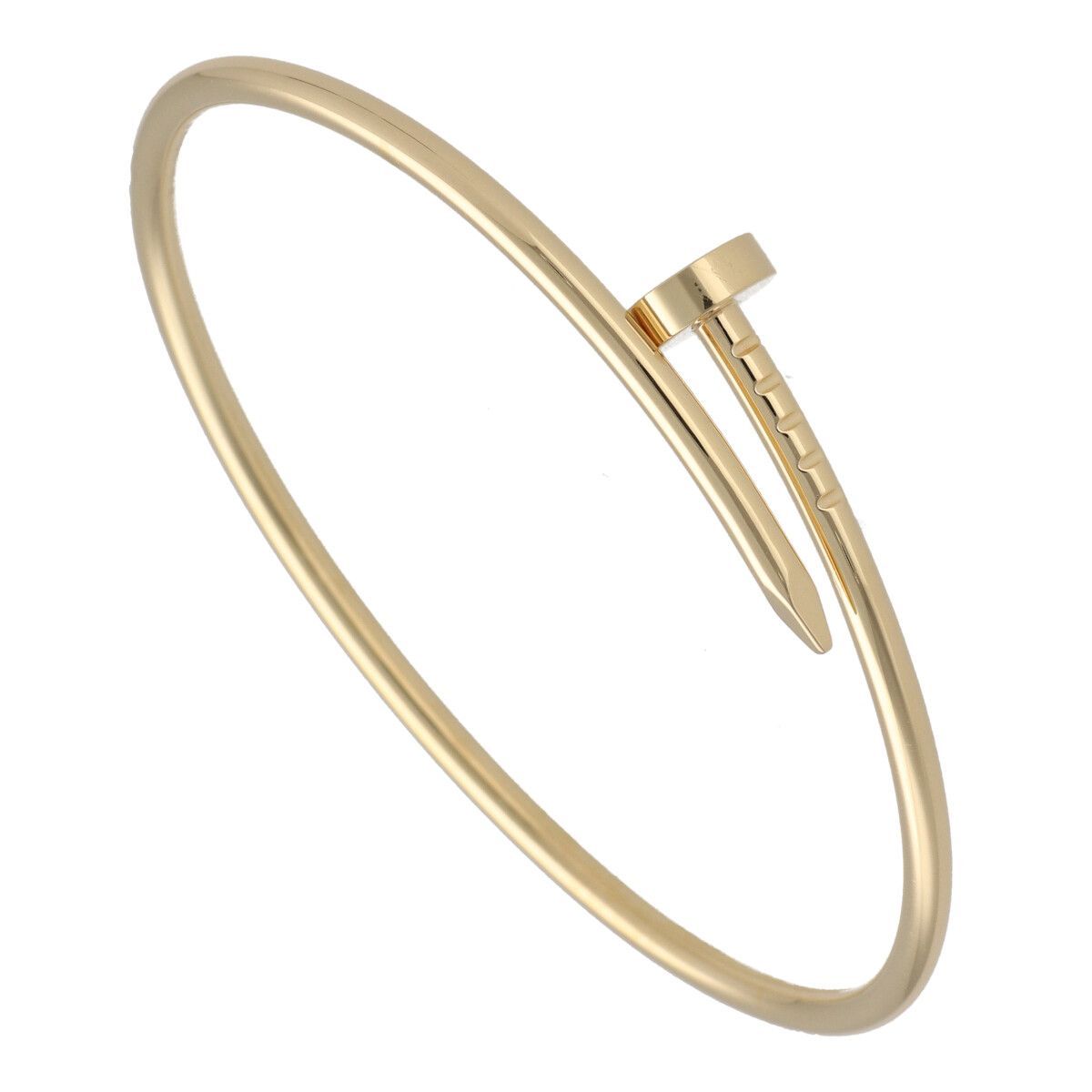 中古】 Cartier カルティエ ジュストアンクルブレスレット SM YG