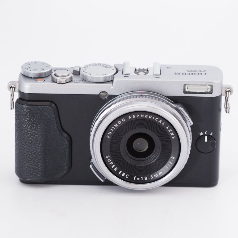 FUJIFILM 富士フイルム コンパクトデジタルカメラ X70 シルバー X70-S