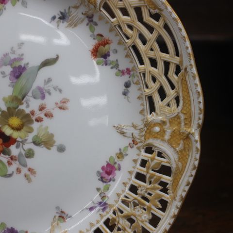 極美品 KPM ベルリン王立磁器製陶所 22cm キャビネットプレート