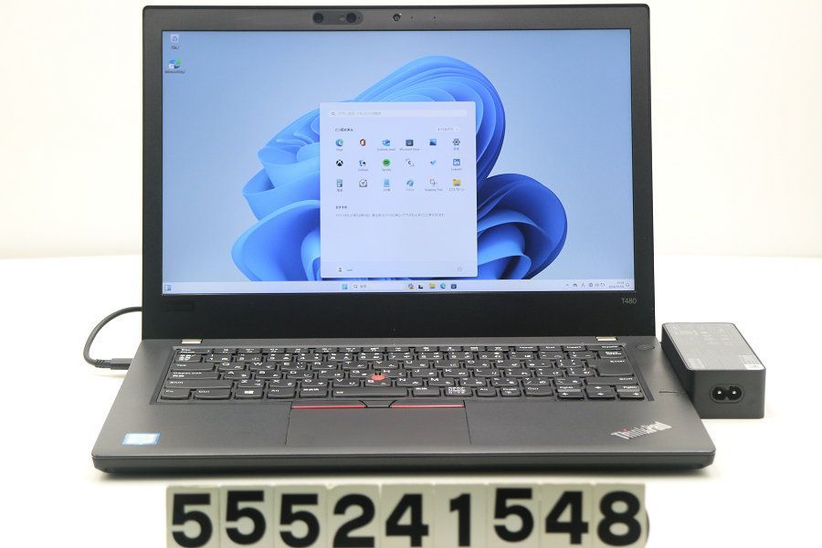 Lenovo ThinkPad T480 Core i5 8350U 1.7GHz/8GB/256GB(SSD)/14W/FHD(1920x1080)/Win11 【555241548】